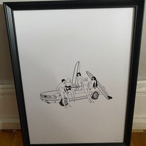 Out of the print and frame